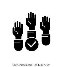 ícone da linha de conceito de trabalho em equipe. Ilustração de elemento simples. conceito de trabalho em equipe esboçar design de símbolo.