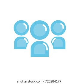 teamwork connection media technology icon