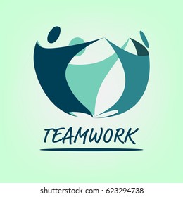 teamwork design on white background vector illustration