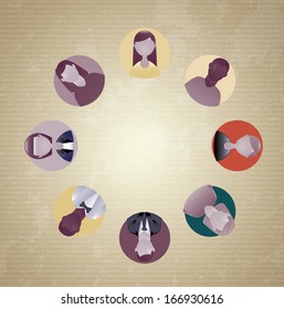 teamwork design over beige background vector illustration 