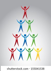 teamwork design over gray background vector illustration 