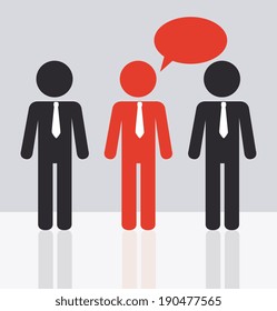 Teamwork design over gray background, vector illustration
