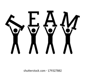 teamwork design over  white  background vector illustration 