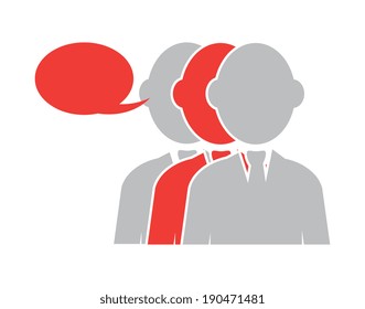 Teamwork design over white background, vector illustration