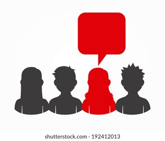 Teamwork design over white background, vector illustration