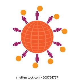 teamwork design over white background vector illustration