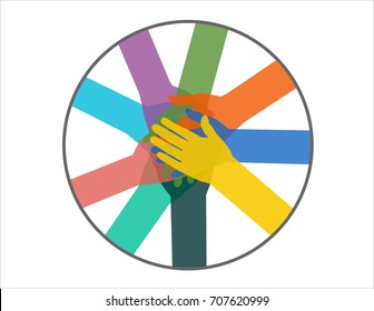 teamwork design over white background vector illustration