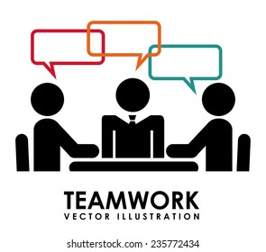 teamwork  design , vector illustration