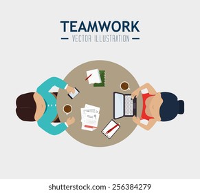 Teamwork design, vector illustration.