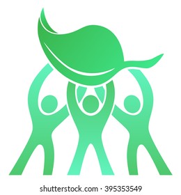 Teamwork Eco Friendly Logo