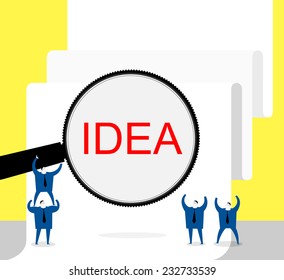 Teamwork: To find a idea together