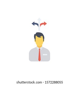 Teamwork flat icons for account  & user 