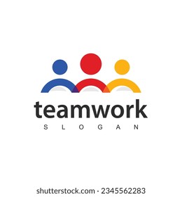 Teamwork, Friendship, People Connectivity logo Design 