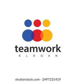 Teamwork, Friendship, People Connectivity logo Design