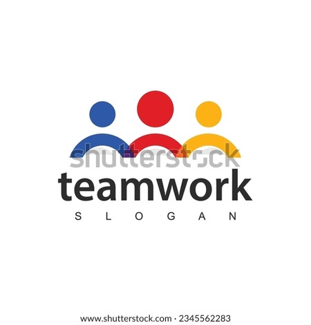 Teamwork, Friendship, People Connectivity logo Design 