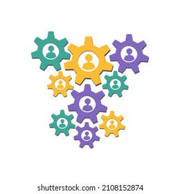 vector libre de ilustración de equipo