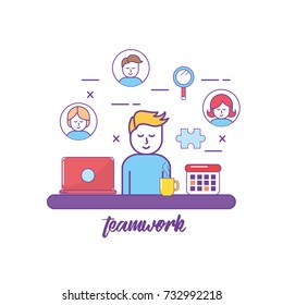 teamwork glabal connection media technology