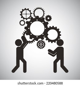 teamwork graphic design , vector illustration