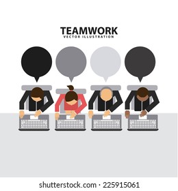 teamwork graphic design , vector illustration