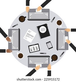 teamwork graphic design , vector illustration