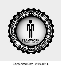teamwork graphic design , vector illustration
