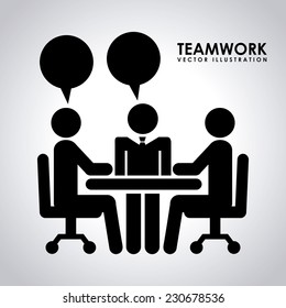 teamwork graphic design , vector illustration