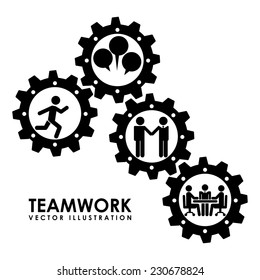 teamwork graphic design , vector illustration