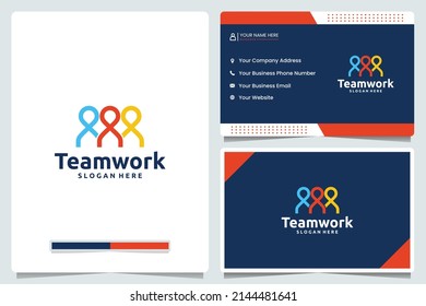 teamwork ,group , logo design and business card