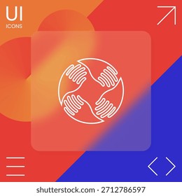 Logotipo da Teamwork Hands. Conexão humana.