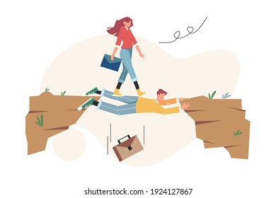 Teamwork help in overcoming obstacles to aimed at the goal