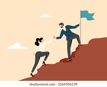 Teamwork or helping each other to achieve goals