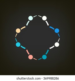 Teamwork helping icon