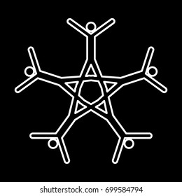 Teamwork icon .