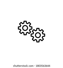 Teamwork Icon  in black line style icon, style isolated on white background