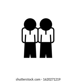 teamwork icon black and white