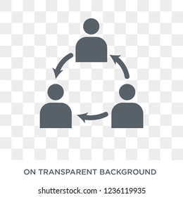 Teamwork icon. Teamwork design concept from  collection. Simple element vector illustration on transparent background.
