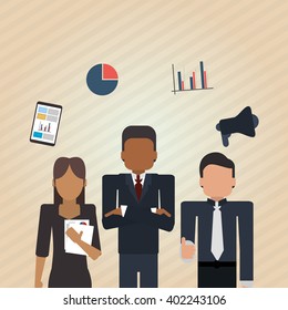 Teamwork icon design, vector illustration
