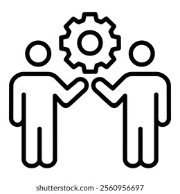 Teamwork Icon Element For Design