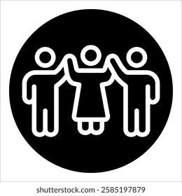 Teamwork Icon Element For Design