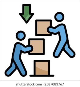 Teamwork Icon Element For Design