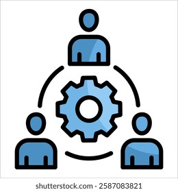 Teamwork Icon Element For Design