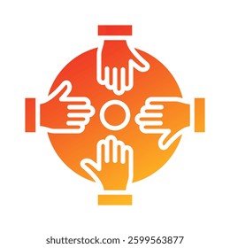 Teamwork Icon Element For Design