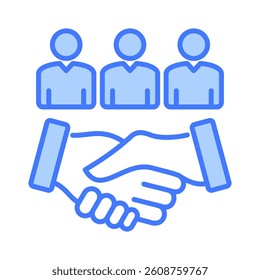Teamwork Icon Element for Design