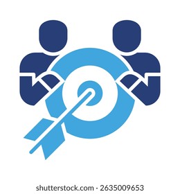 Elemento de icono de trabajo en equipo para el diseño