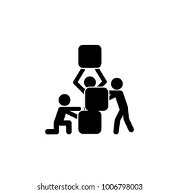 teamwork icon. Elements of teamwork icon. Premium quality graphic design icon. Simple icon for websites, web design, mobile app, info graphics on white background