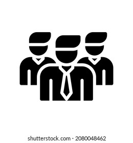 Teamwork Icon, Glyph style icon vector illustration, Suitable for website, mobile app, print, presentation, infographic and any other project.