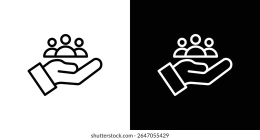 Teamwork icon. Graphic Design vector icon. Ui Ux Icons