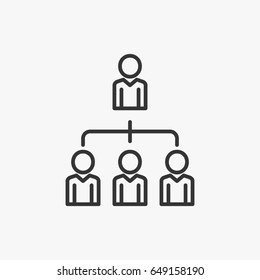 Teamwork icon illustration isolated vector sign symbol
