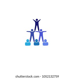 Teamwork icon isolated on white background. Teamwork icon for web site,app and logo. Creative business concept,vector illustration eps 10