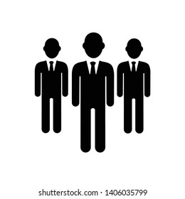 Teamwork icon isolated on white background